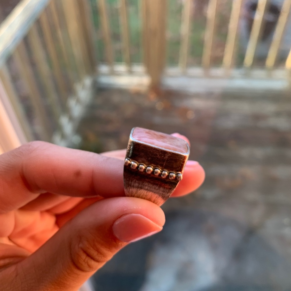 Expandable silver ring. - Picture 3 of 5